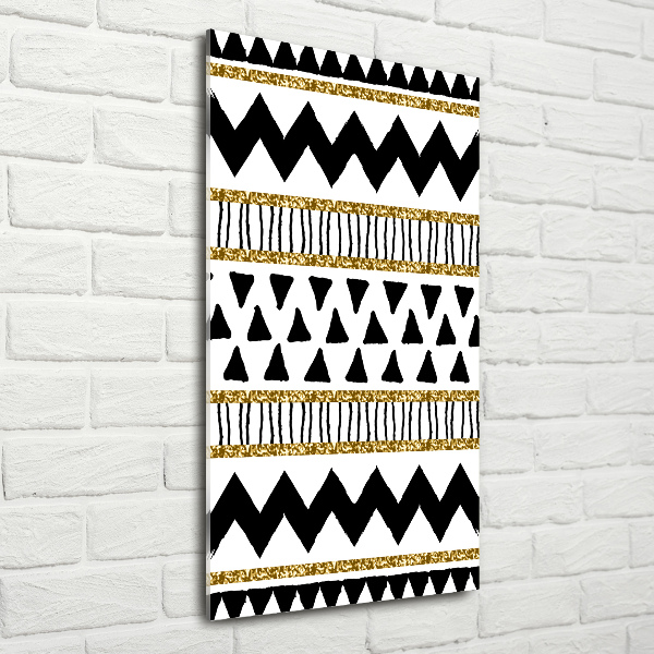 Modernes Acrylbild vertikal Ethnische Zugehörigkeit