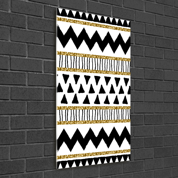 Modernes Acrylbild vertikal Ethnische Zugehörigkeit