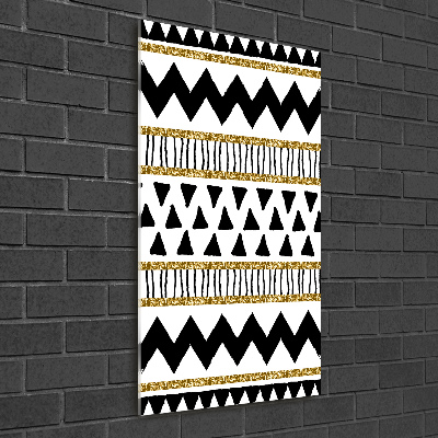 Modernes Acrylbild vertikal Ethnische Zugehörigkeit