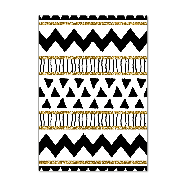 Modernes Acrylbild vertikal Ethnische Zugehörigkeit