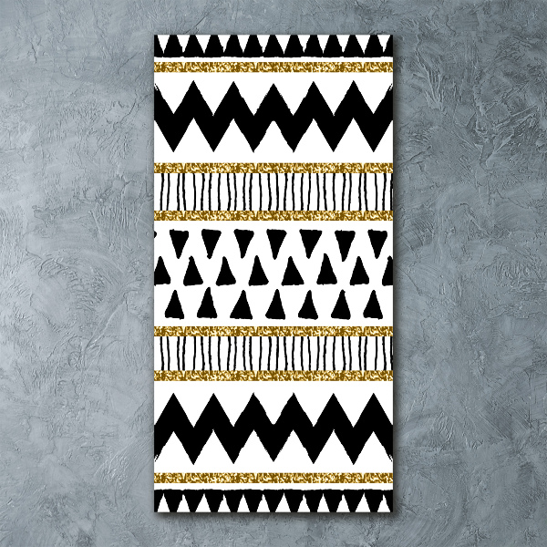 Modernes Acrylbild vertikal Ethnische Zugehörigkeit