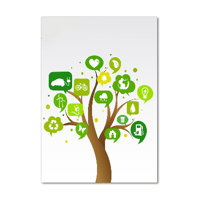 Plexiglasbilder vertikal Ökologischer Baum