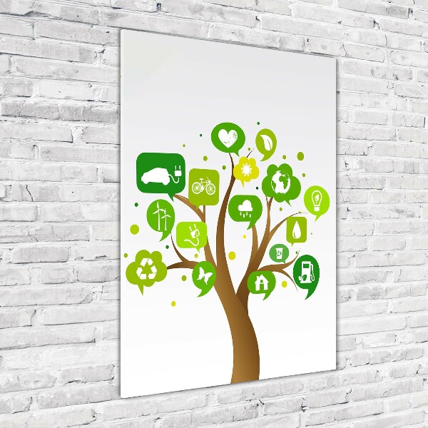Plexiglasbilder vertikal Ökologischer Baum