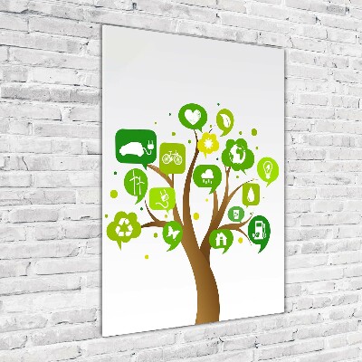 Plexiglasbilder vertikal Ökologischer Baum