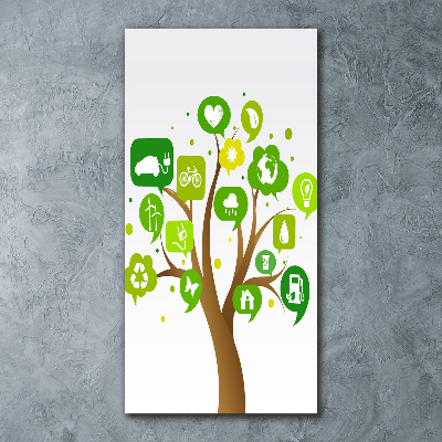 Plexiglasbilder vertikal Ökologischer Baum