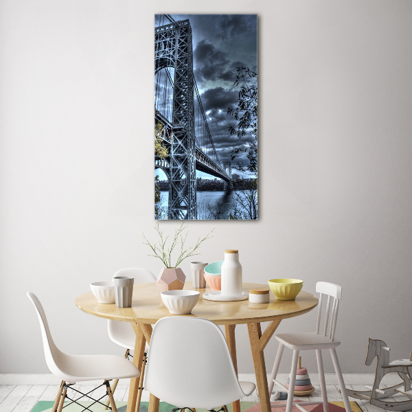 Plexiglasbilder vertikal New Yorker Brücke