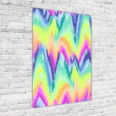 Acrylbild vertikal Regenbogenhintergrund