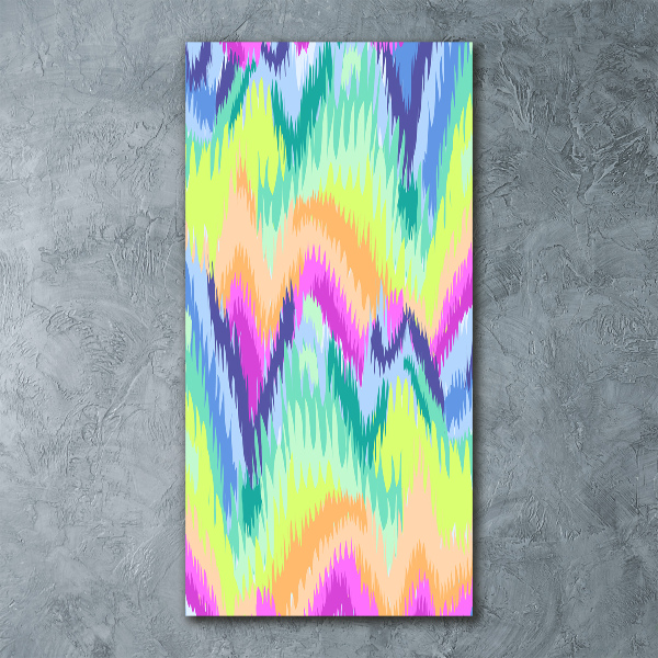 Acrylbild vertikal Regenbogenhintergrund