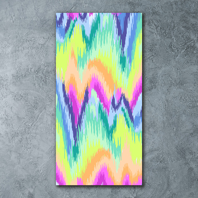 Acrylbild vertikal Regenbogenhintergrund