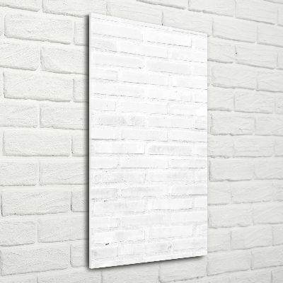 Plexiglasbilder vertikal Ziegelmauer