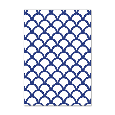 Modernes Acrylbild vertikal Maritimer Hintergrund