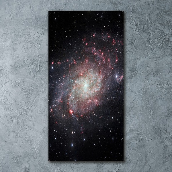 Modernes Acrylbild vertikal Nebel