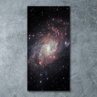 Modernes Acrylbild vertikal Nebel