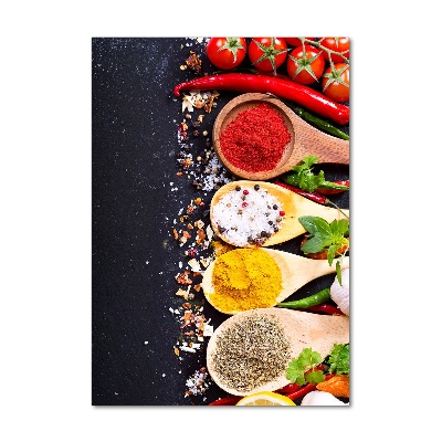 Bild auf Acrylglas vertikal Gewürze