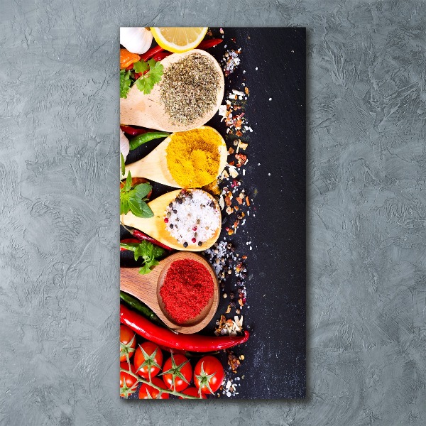 Bild auf Acrylglas vertikal Gewürze