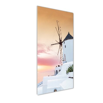 Acrylbild vertikal Santorini, Griechenland