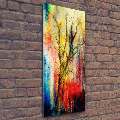 Bild auf Acrylglas vertikal Abstrakter Baum