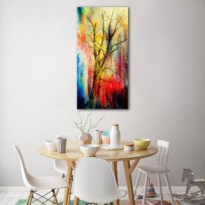 Bild auf Acrylglas vertikal Abstrakter Baum