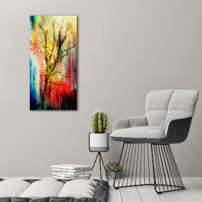 Bild auf Acrylglas vertikal Abstrakter Baum