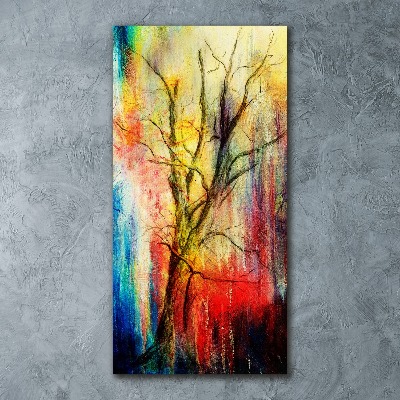 Bild auf Acrylglas vertikal Abstrakter Baum