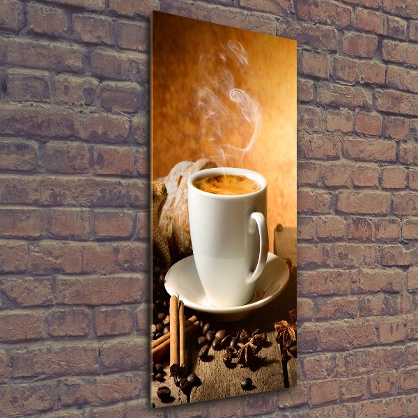 Plexiglasbilder vertikal Eine Tasse Kaffee