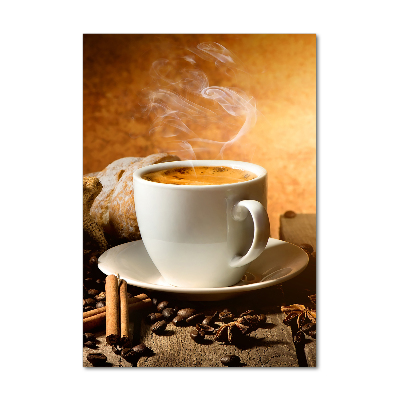 Plexiglasbilder vertikal Eine Tasse Kaffee