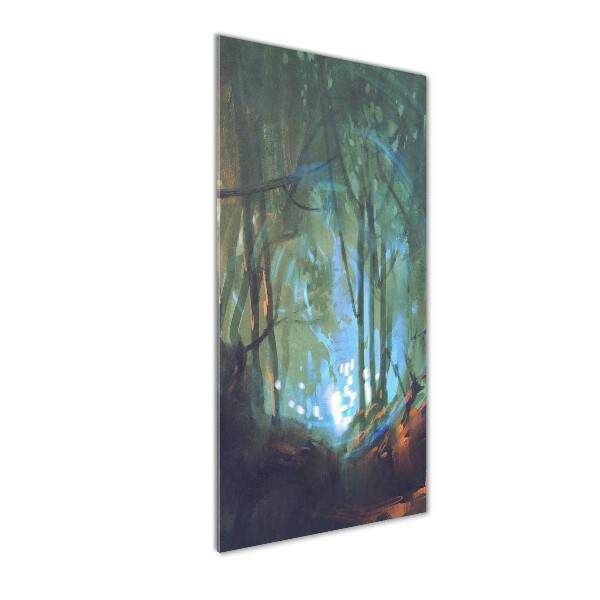 Bild auf Acrylglas vertikal Mystischer Wald