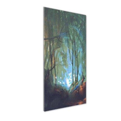 Bild auf Acrylglas vertikal Mystischer Wald