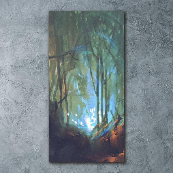 Bild auf Acrylglas vertikal Mystischer Wald