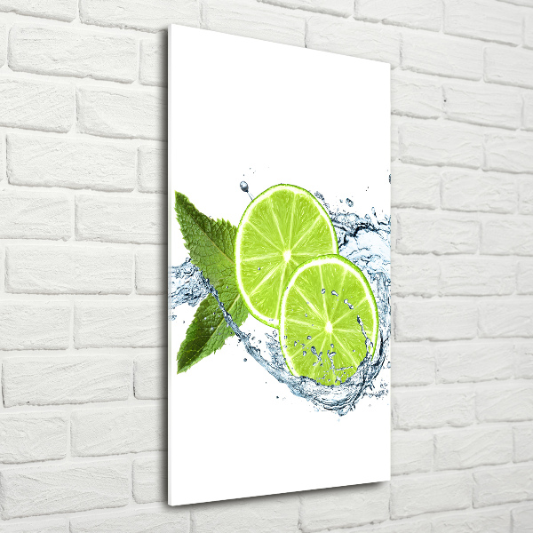Acrylbild vertikal Limes