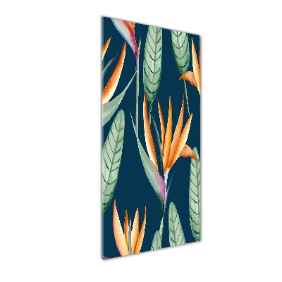 Plexiglasbilder vertikal Strelitzia reginae