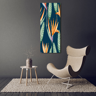 Plexiglasbilder vertikal Strelitzia reginae