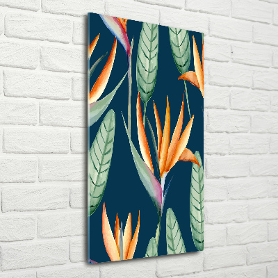 Plexiglasbilder vertikal Strelitzia reginae