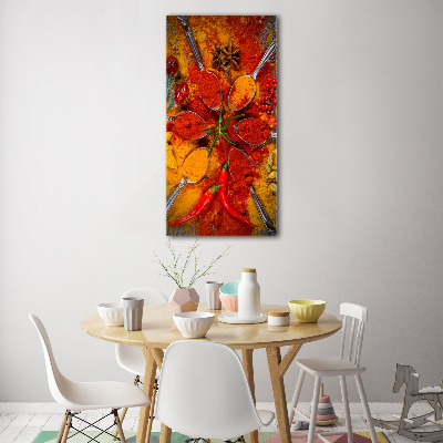 Plexiglasbilder vertikal Gewürze