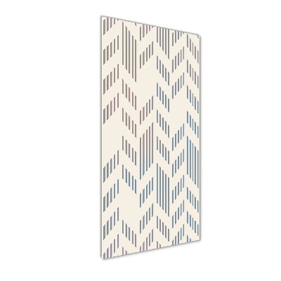 Modernes Acrylbild vertikal Geometrischer Hintergrund