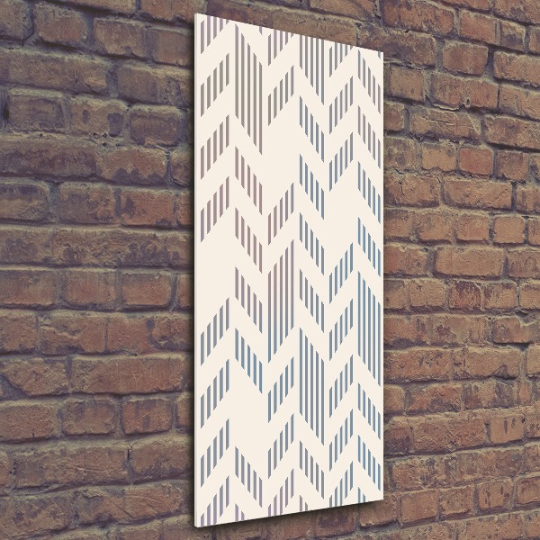 Modernes Acrylbild vertikal Geometrischer Hintergrund