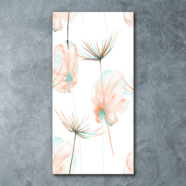 Bild auf Acrylglas vertikal Wildblumen