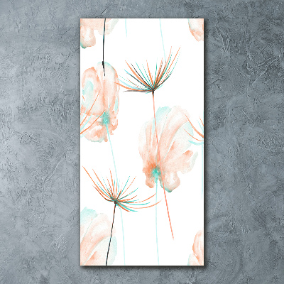 Bild auf Acrylglas vertikal Wildblumen