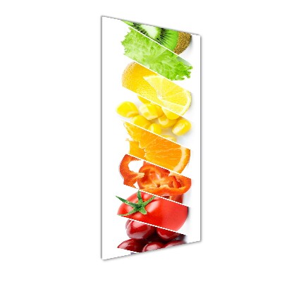 Bild auf Acrylglas vertikal Gemüse und Obst