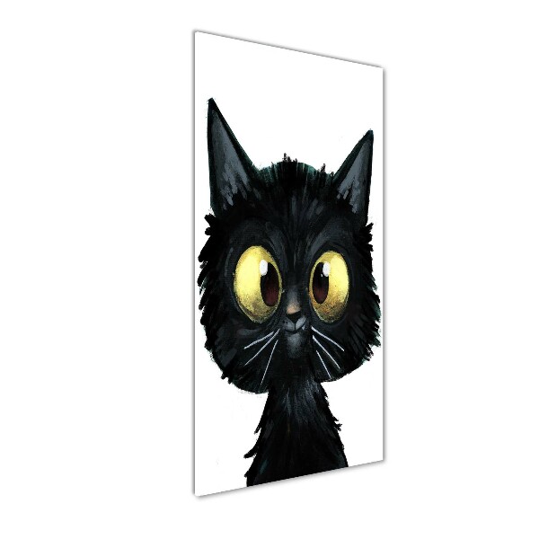 Bild auf Acrylglas vertikal Katze