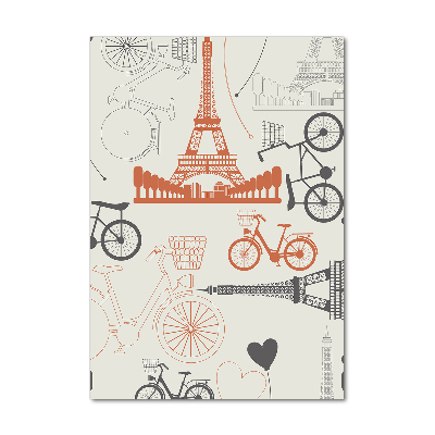 Acrylbild vertikal Symbole Frankreichs