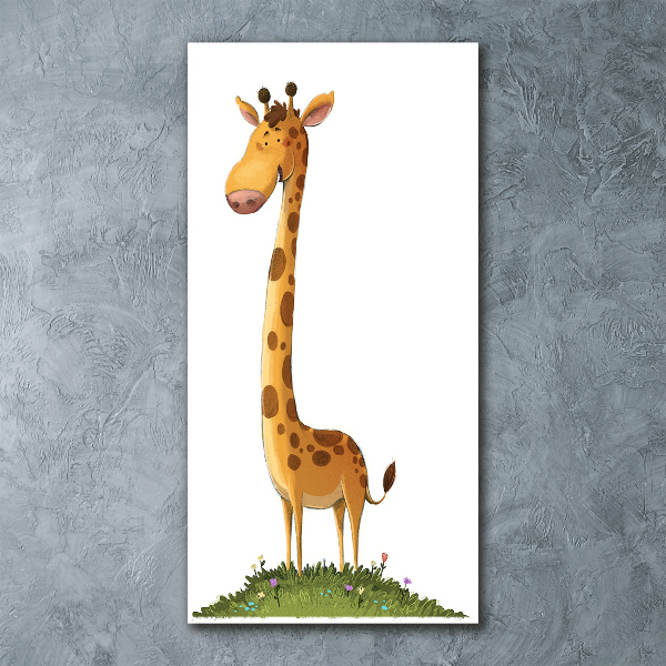 Plexiglasbilder vertikal Giraffe