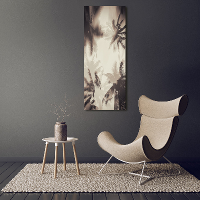 Bild auf Acrylglas vertikal Palmen