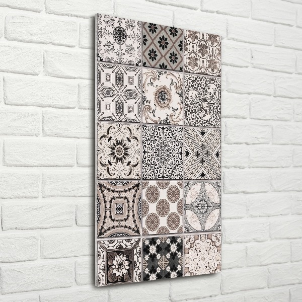 Plexiglasbilder vertikal Keramikfliesen