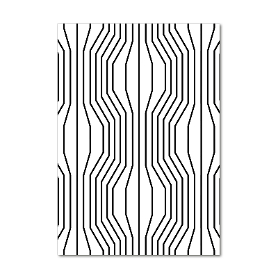 Plexiglasbilder vertikal Geometrische Linien