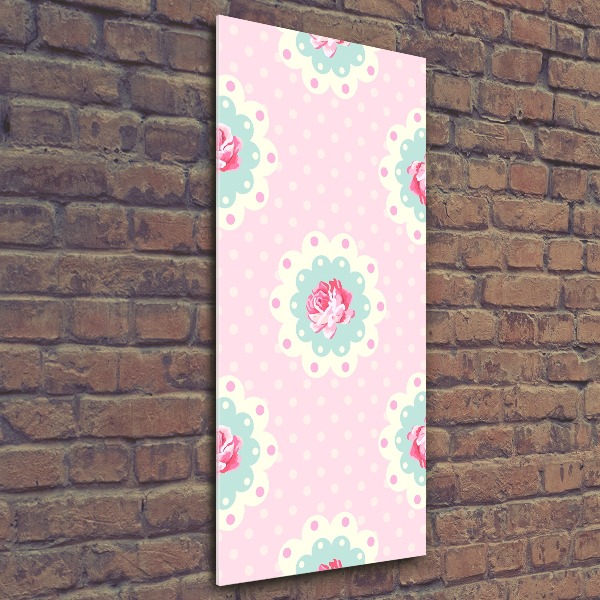 Plexiglasbilder vertikal Rosen