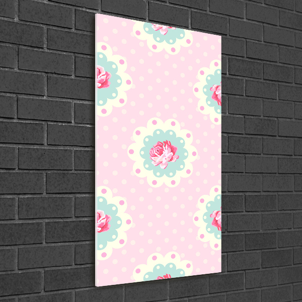 Plexiglasbilder vertikal Rosen