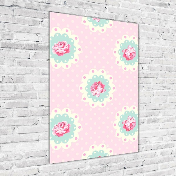 Plexiglasbilder vertikal Rosen