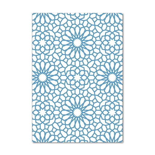 Modernes Acrylbild vertikal Orientalisches Muster