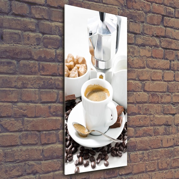 Plexiglasbilder vertikal Eine Tasse Kaffee